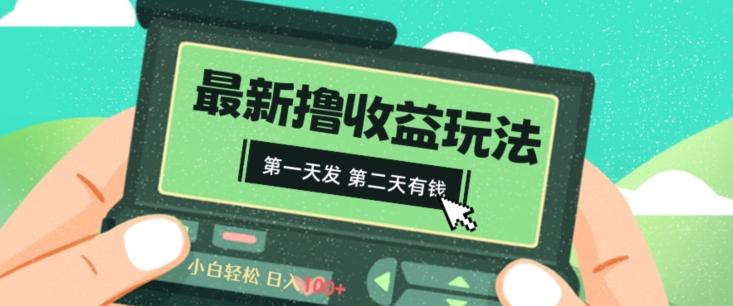 2024最新撸视频收益玩法，第一天发，第二天就有钱-小艾网创