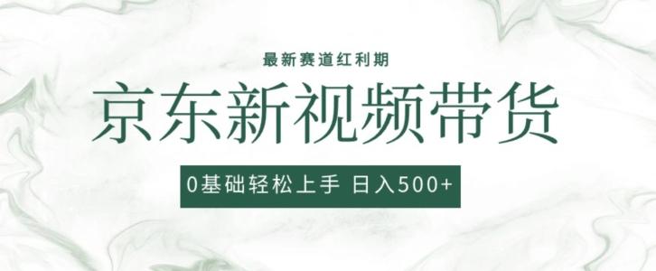 2024最新京东视频带货项目，最新0粉强开无脑搬运爆款玩法，小白轻松上手【揭秘】-小艾网创