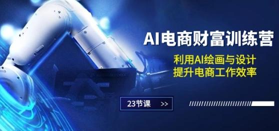 AI电商-财富训练营：利用AI绘画与设计，提升电商工作效率(23节课)-小艾网创