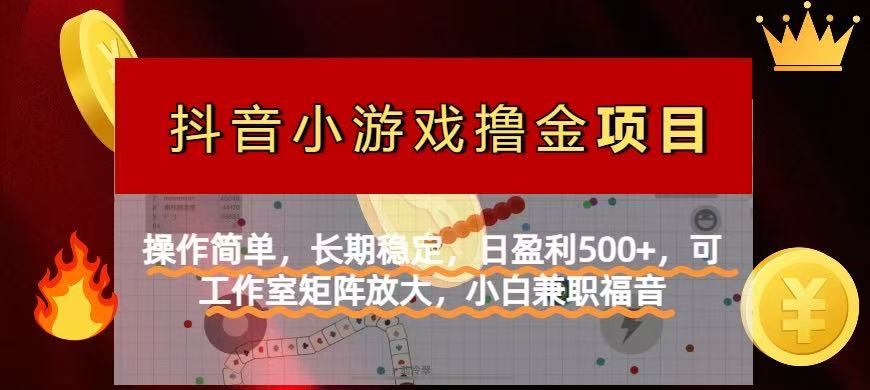 【抖音小游戏发行人计划项目】操作简单，长期稳定，日盈利500+，可工作…-小艾网创