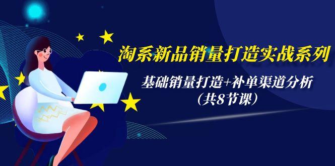 (9962期)淘系新品销量打造实战系列，基础销量打造+补单渠道分析(共8节课)-小艾网创