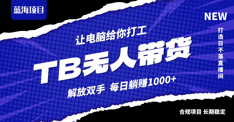 淘宝无人直播最新玩法，不违规不封号，轻松月入3W+-小艾网创