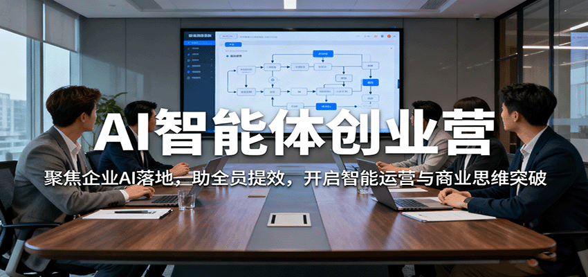 图片[1]-AI智能体创业营：聚焦企业AI落地，助全员提效，开启智能运营与商业思维突破-精品虚拟资源库
