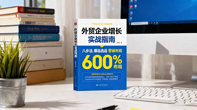 外贸企业增长实战指南，八步法、爆品选品、营销布局，业绩增长300%-小艾网创