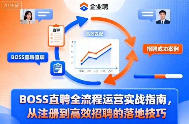 BOSS直聘全流程运营实战指南，从注册到高效招聘的落地技巧-小艾网创