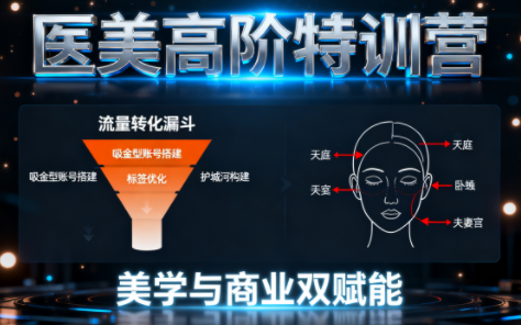 0-1000万医美高阶特训营课程-小艾网创