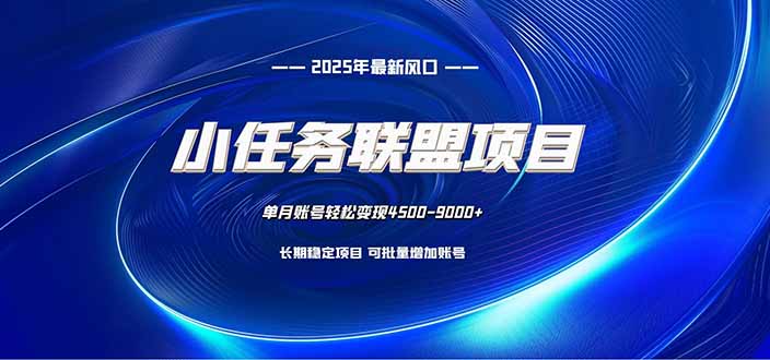 小任务联盟项目：一台电脑每天只需10分钟，轻松简单稳定-小艾网创