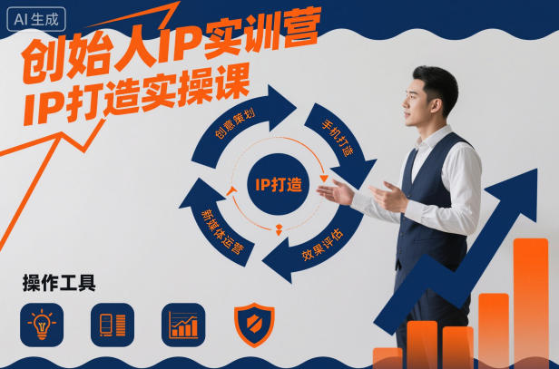 创始人IP实训营,IP打造实操课-小艾网创