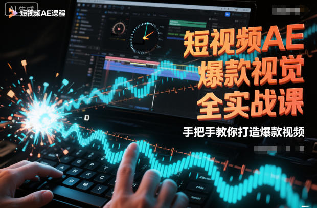 短视频AE爆款视觉全实战课,手把手教你打造爆款视频-小艾网创