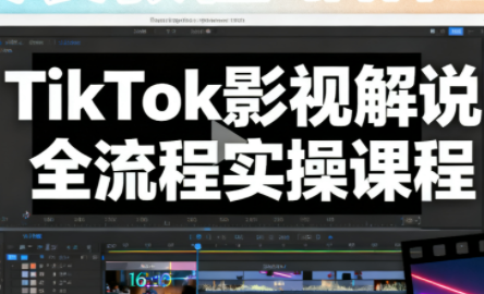凌帧·TikTok影视解说全流程实操-小艾网创