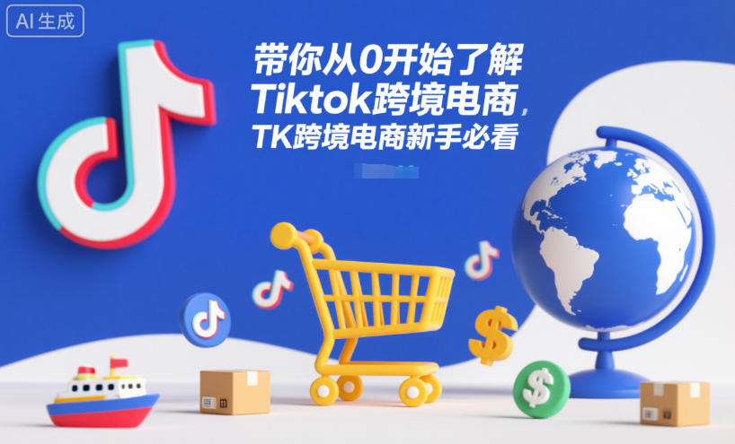 带你从0开始了解Tiktok跨境电商，TK跨境电商新手必看-小艾网创