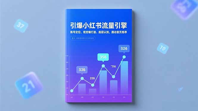 引爆小红书流量引擎，账号定位、视觉锤打造、底层认知，撬动首页推荐-小艾网创