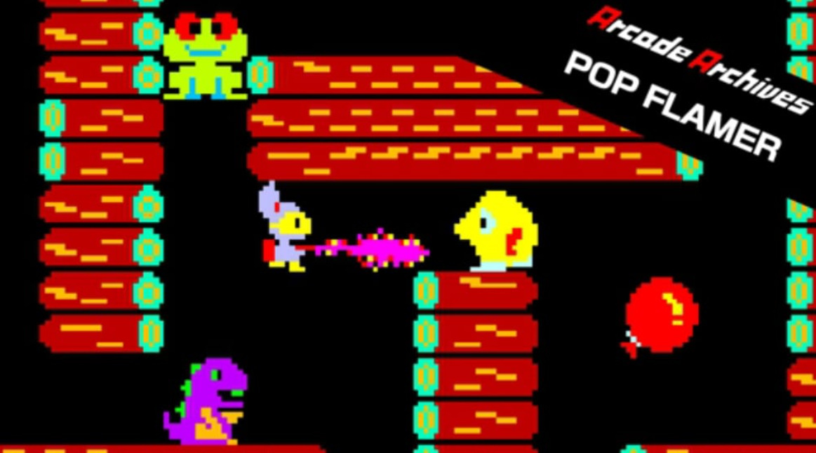 《街机:POP火焰 Arcade Archives POP FLAMER》Switch英文版NSP下载-小艾网创