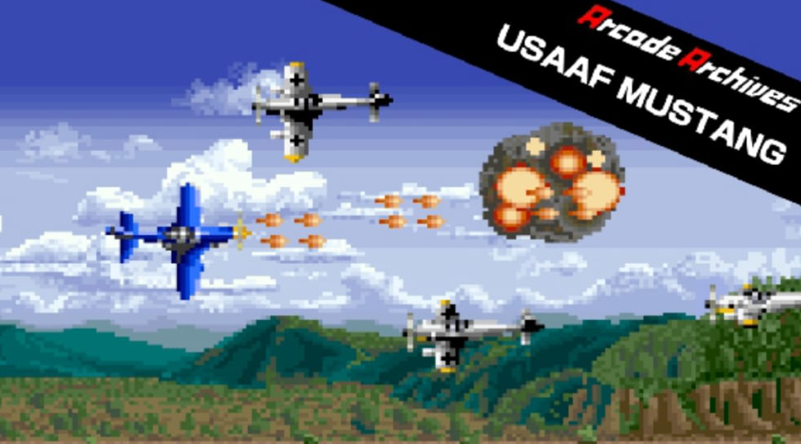 《街机:野马战机 Arcade Archives USAAF MUSTANG》Switch英文版NSP下载-小艾网创