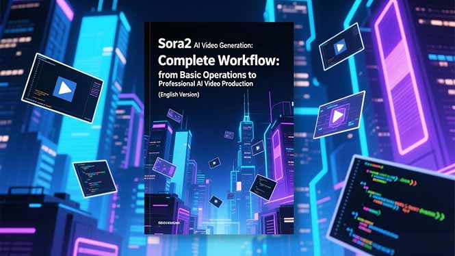 Sora2 AI视频生成的系统教程(英文版-小艾网创