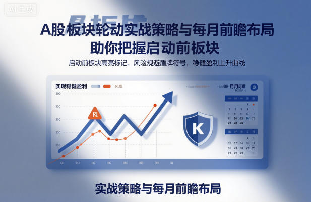 A股板块轮动实战策略与每月前瞻布局，助你把握启动前板块，规避风险，实现稳健盈利-小艾网创