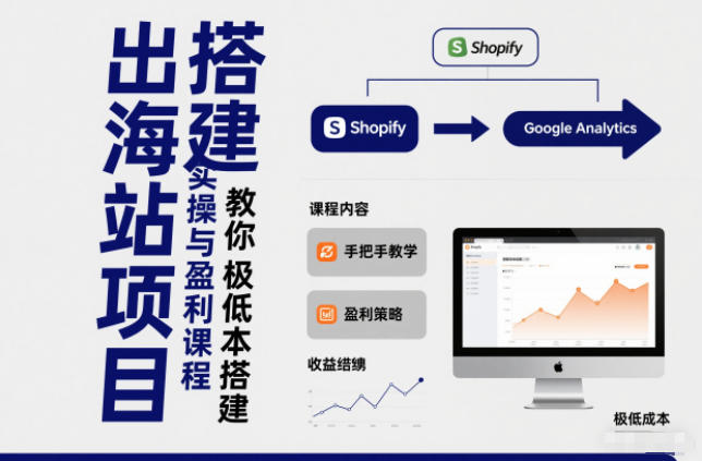 小淘出海站项目,搭建实操与盈利课程,手把手教你用极低成本搭建-小艾网创