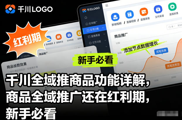 千川全域推商品功能详解,商品全域推广还在红利期,新手必看-小艾网创