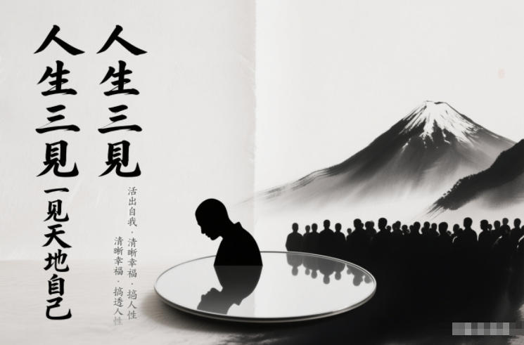 人生三见一见天地见众生见自己，活出自我拥有清晰幸福人生，搞透人性-小艾网创