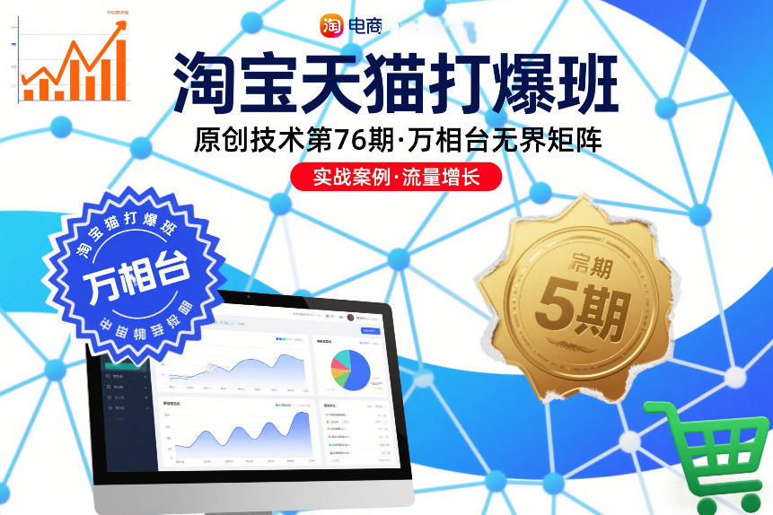 淘宝天猫打爆班原创技术第76期，万相台无界矩阵-小艾网创