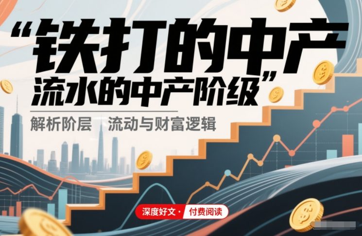 付费文章:铁打的中产,流水的中产阶级-小艾网创