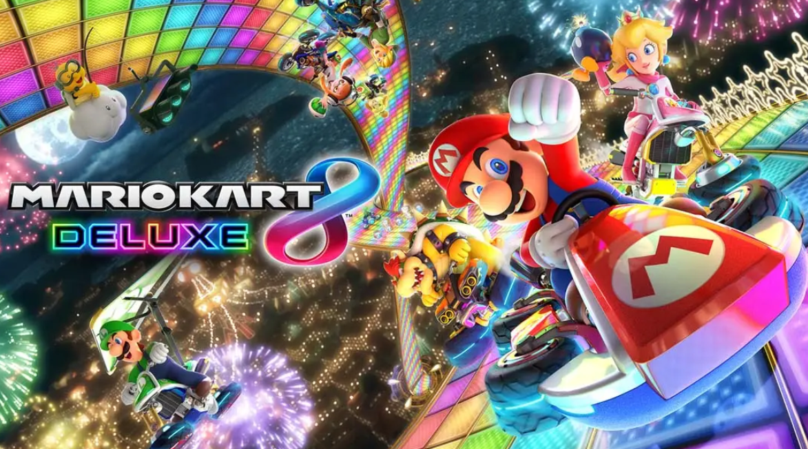 《马里奥赛车8豪华版 Mario Kart 8 Deluxe》Switch中文版NSP下载 – 含3.0.5补丁+1DLC-小艾网创