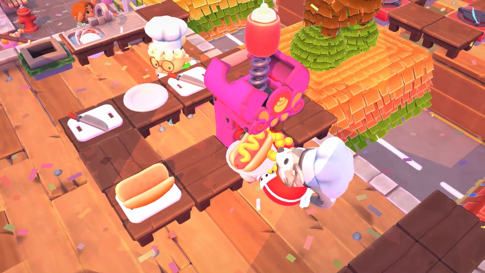 《煮糊了2 分手厨房2 Overcooked2》Switch美版中文版NSP下载 – 含1.0.19补丁+5DLC-小艾网创