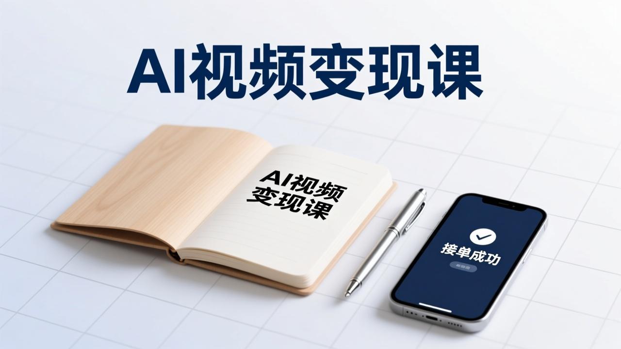 AI视频变现课，学完即可创作短片、接商单，实现副业增收，单项目报价可达千元-小艾网创