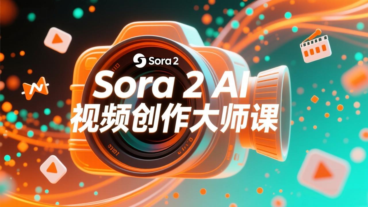 如何利用Sora 2创建流行AI人工智能视频大师班教程：掌握创作全流程，产出百万播放内容-小艾网创
