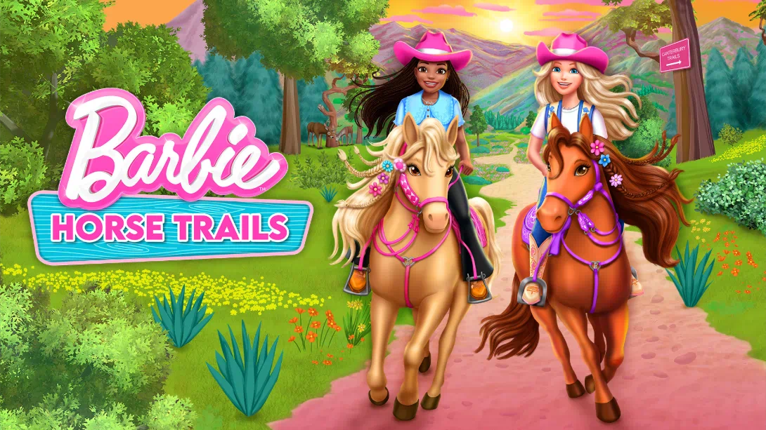 【美版】芭比马术小径 .Barbie Horse Trails 中文-小艾网创