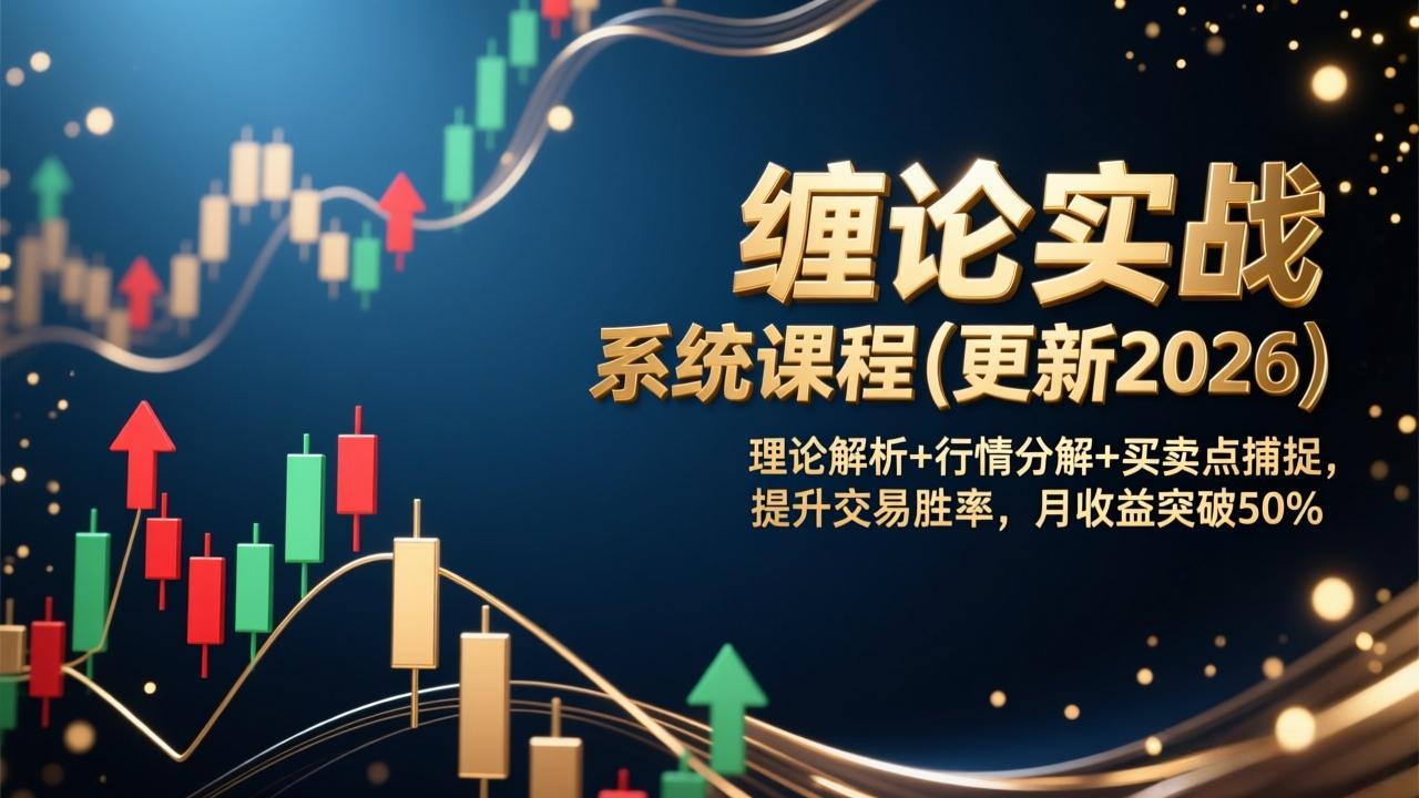 缠论实战系统课程(更新2026-小艾网创