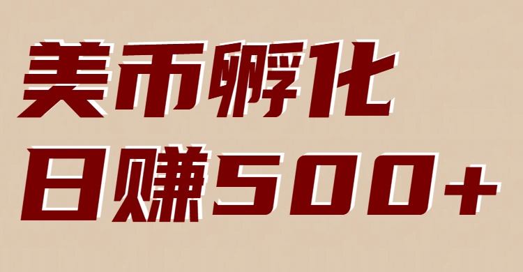 美币孵化项目：电脑全自动挂机赚美金，小白轻松上手-小艾网创