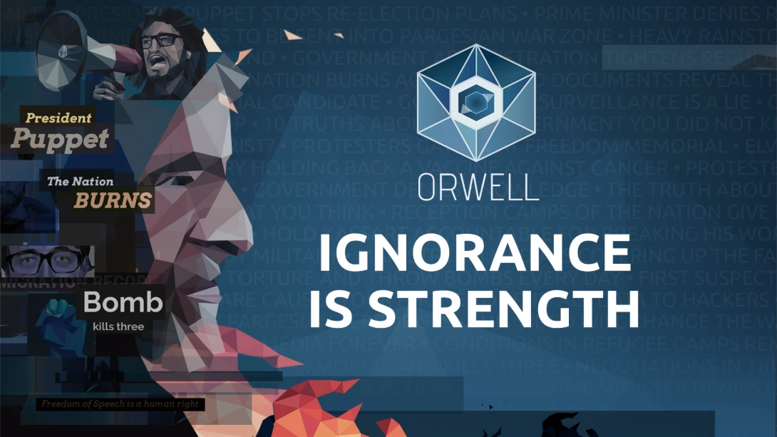【美版】奥威尔 无知就是力量 .Orwell Ignorance is Strength 中文-小艾网创