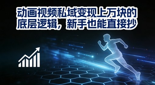 动画视频私域变现上W的底层逻辑,新手也能直接抄-小艾网创