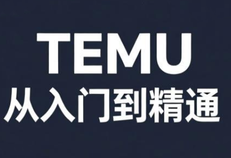 跨境麦冬·TEMU从入门到精通-小艾网创