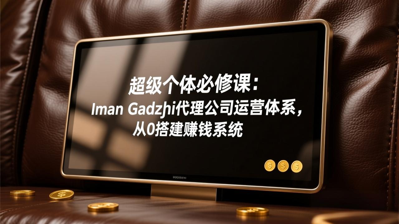 超级个体必修课：Iman Gadzhi代理公司运营体系，从0搭建赚钱系统-小艾网创