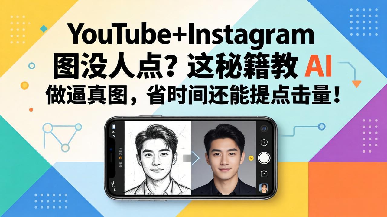 YouTube+Instagram图没人点？这秘籍教 AI 做逼真图，省时间还能提点击量-小艾项目网