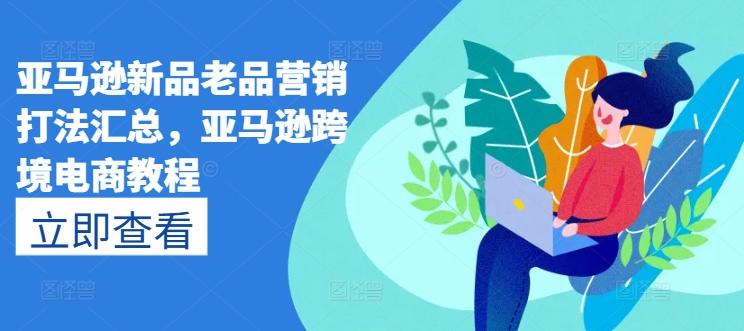 亚马逊新品老品营销打法汇总，亚马逊跨境电商教程-小艾网创