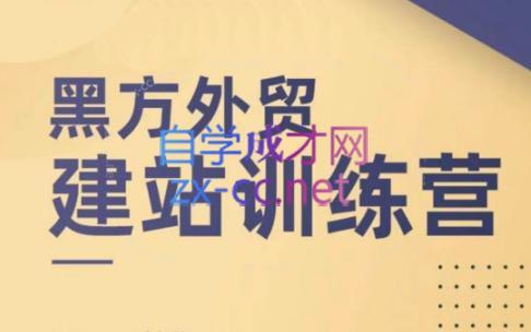 黑方老师·谷歌B端独立站建站推广-小艾网创