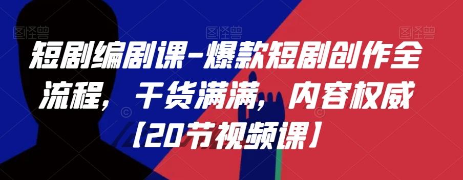 短剧编剧课-爆款短剧创作全流程，干货满满，内容权威【20节视频课】-小艾网创