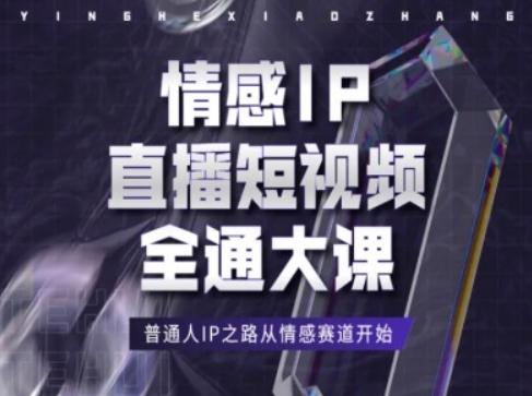 情感IP直播短视频全通大课，普通人IP之路从情感赛道开始-小艾网创