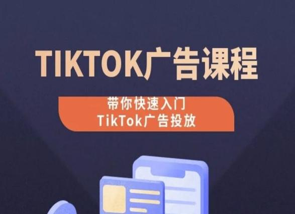 TikTok广告投放课程，从0-1实操课，带你快速入门TikTok广告投放-小艾网创