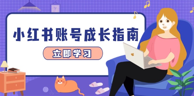 小红书账号成长指南，爆款选题+精准定位+数据分析，系统提升账号变现能力-小艾网创