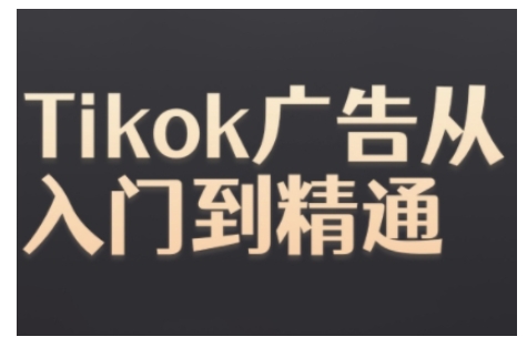 Tiktok Ads实操教程，Tiktok广告从入门到精通-小艾网创