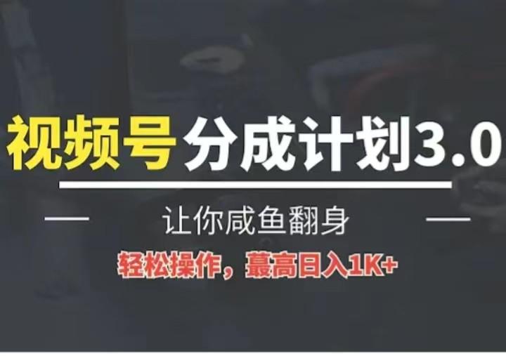 24年视频号冷门蓝海赛道，操作简单，单号收益可达四位数-小艾网创