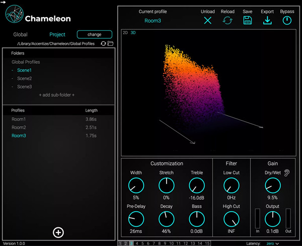 Accentize Chameleon(智能音频插件) v2.1.1 免费版-小艾网创