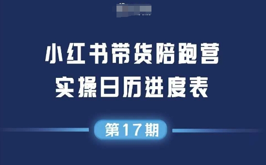 小红书第17期带货陪跑营，不囤货，无不直播，无不投流，通过选品+笔记内容+测品+笔记铺量+矩阵运营打爆款-小艾网创
