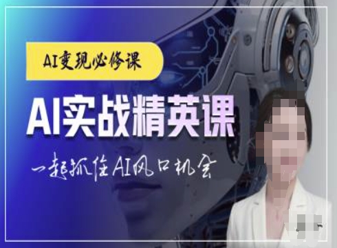 AI实战精英课，chatgptAI实战教程，一起抓住AI风口的机会-小艾网创