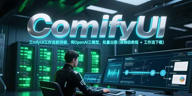 ComfyUI工作流新突破，用OpenAI三模型，批量出图(保姆级教程+工作流下载-小艾网创