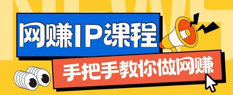 ip合伙人打造1.0，从0到1教你做网创，实现月入过万【揭秘】-小艾网创